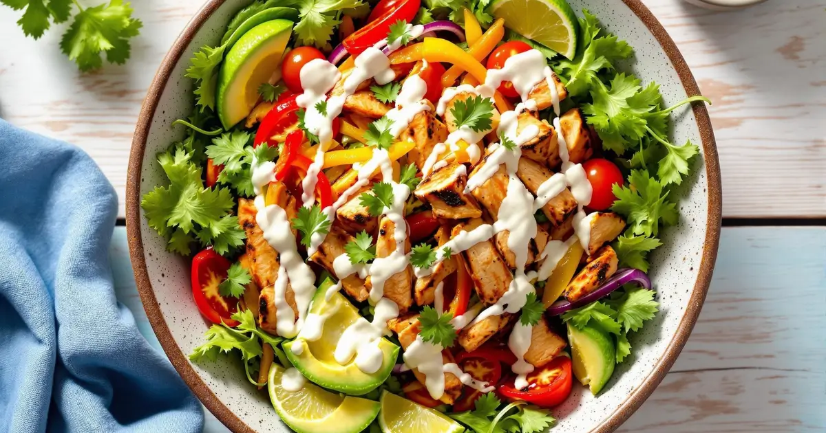 Chicken Fajita Salad