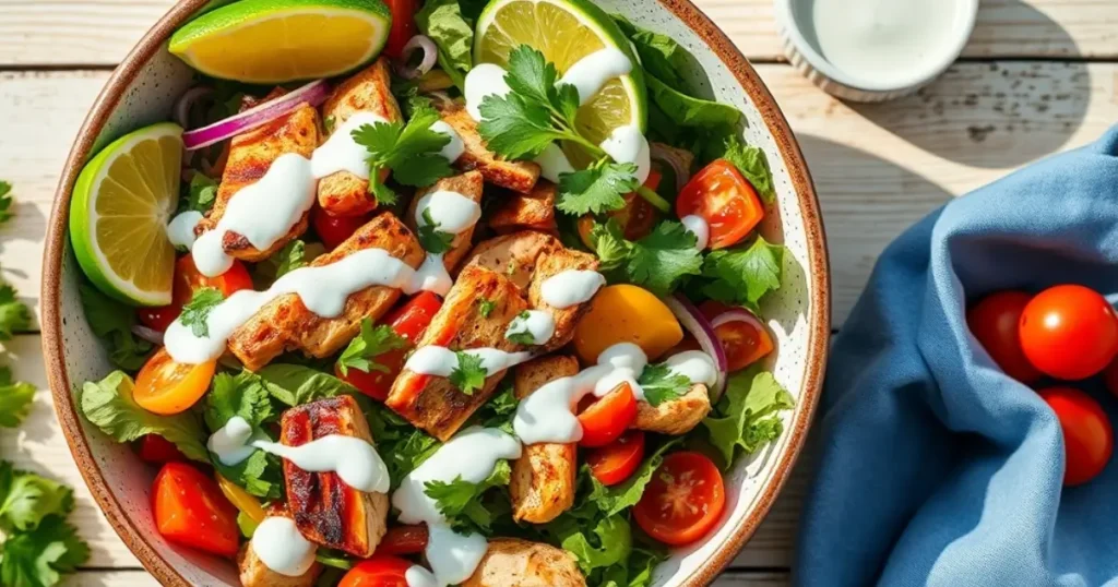 Chicken Fajita Salad: The 30-Minute Dinner 3 Chicken Fajita Salad