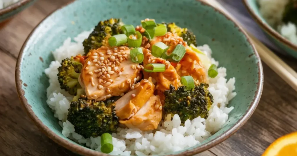 orange chicken broccoli with rice stir fry​, Chicken Fried Rice