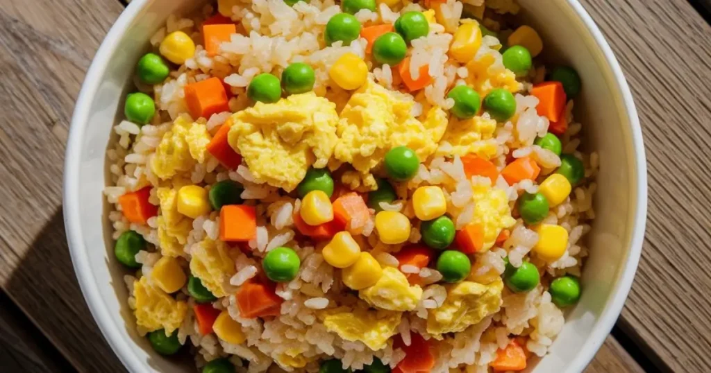 fried rice recipe frozen vegetables​