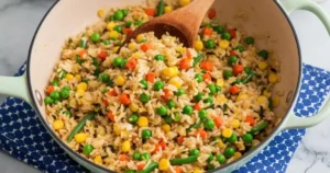fried rice with frozen vegetables​